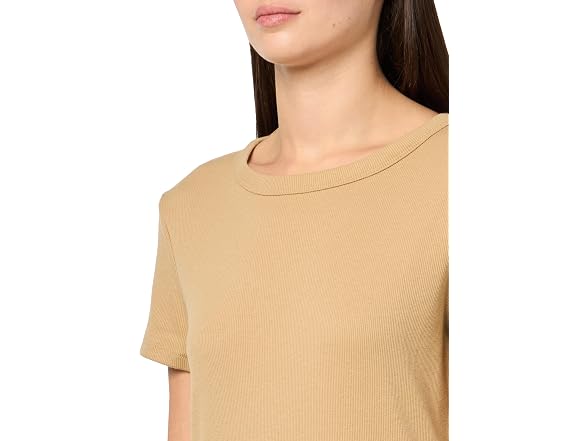 GAP Women Solid Rib Knit Top