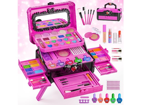 Kids Makeup Set with Stand