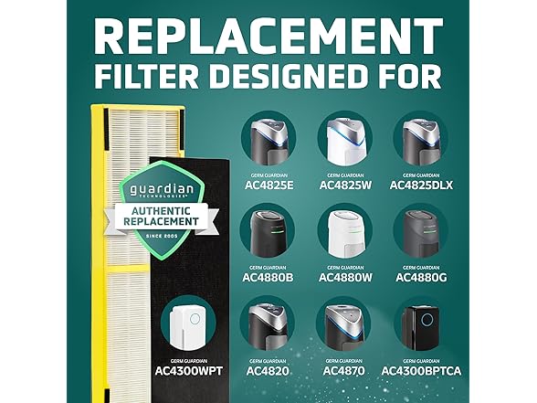 GermGuardian Filter B HEPA Pure Genuine Air Purifier Filt