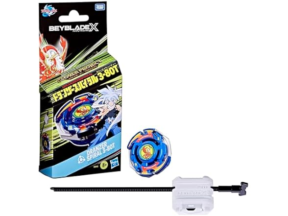 Beyblade X X-Over Project Dranzer Spiral 3-80T Set