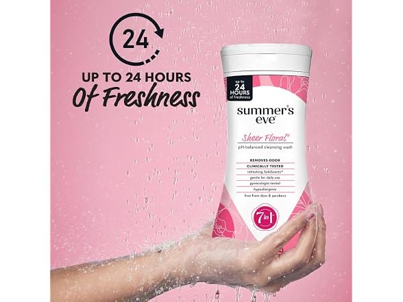 Summers Eve Sheer Floral Wash 9oz