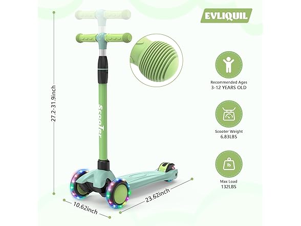 Kick Scooter for Kids 3 Wheeled