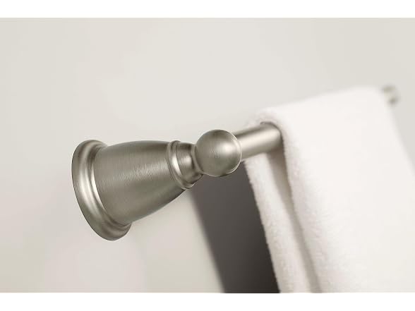 Moen Brantford Brushed Nickel 24-In Single Towel Bar