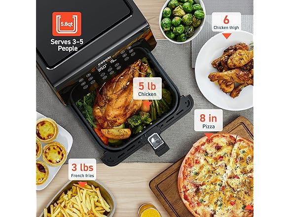 COSORI Air Fryer Pro II 5.8QT
