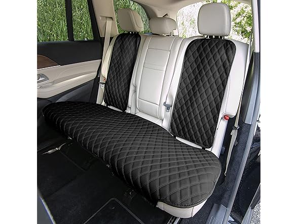 FH Group Car Seat Cushion Rear Set Faux Leather