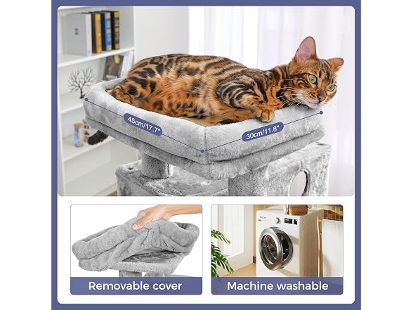 Meow Sir Large Cat Tree for Large Cats 70 Inches - Gallery 4