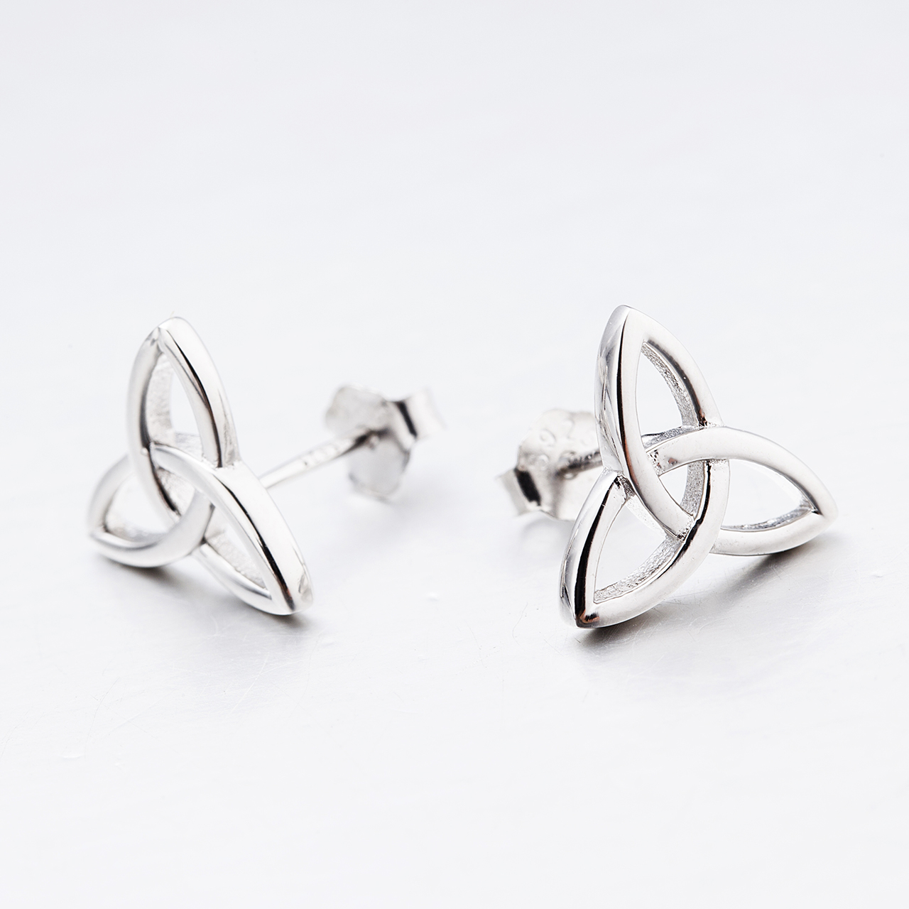 Sterling Silver Celtic Studs - Gallery 3