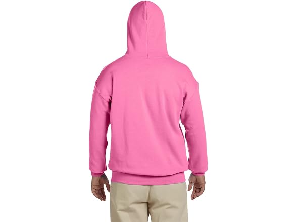 Gildan Men (XL) Fleece Sweatshirt Safety Pink