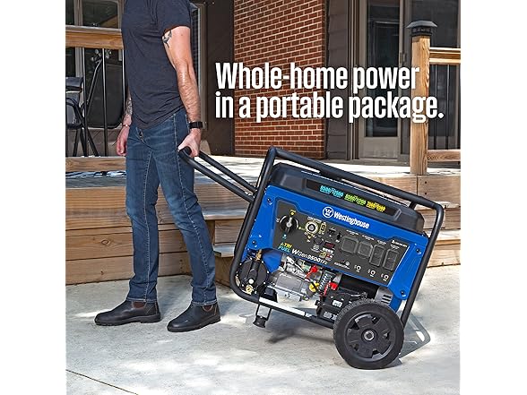Westinghouse 12500W Tri-Fuel Backup Portable Generator