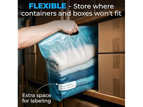 Paclord Large 24" x 32" (22 gallons) Slider Zip Lock Bags 24PK