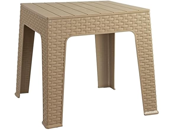 Sunnydaze Decor SUP-438 18 Beige Side Table Beige