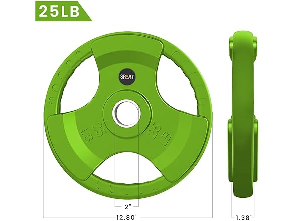 SPART  25LB Single Weight Plate 2-Inch