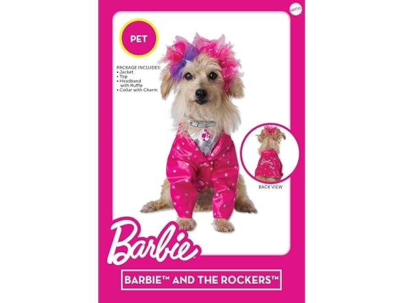California Costumes Barbie and The Rockers Dog Costume