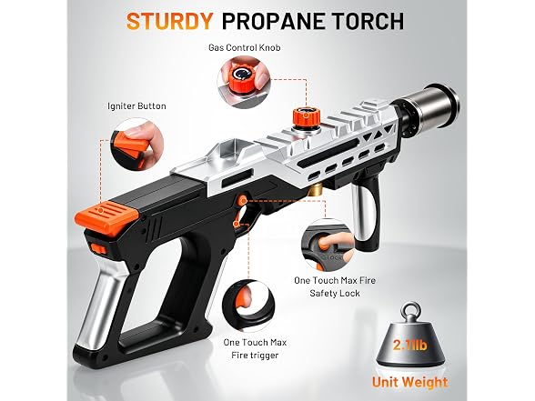 PricoJoy Propane Torch Flame Thrower