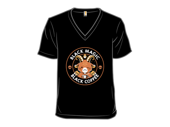 Black Magic Black Coffee Funny Baphomet
