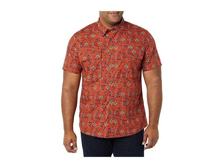Amazon Essentials Men's Slim-Fit Short-Sleeve Two-Pocket Utility Shirt