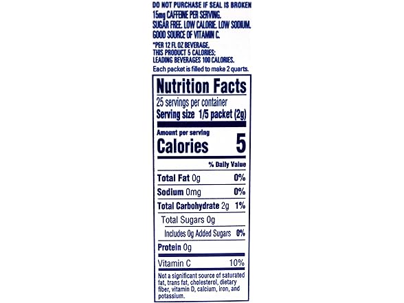 Crystal Light Peach Mango Tea, 3pk