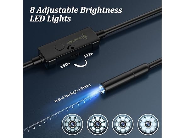 ENNOVOR Endoscope Camera with Light