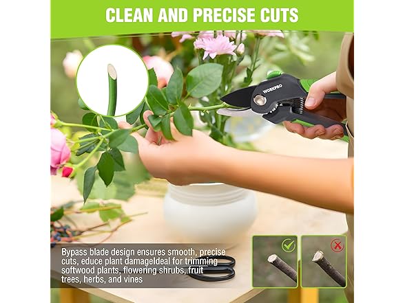 WORKPRO 8.5 Bypass Pruning Shear