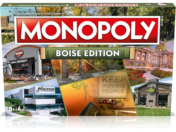 Monopoly Board Game Boise Edition