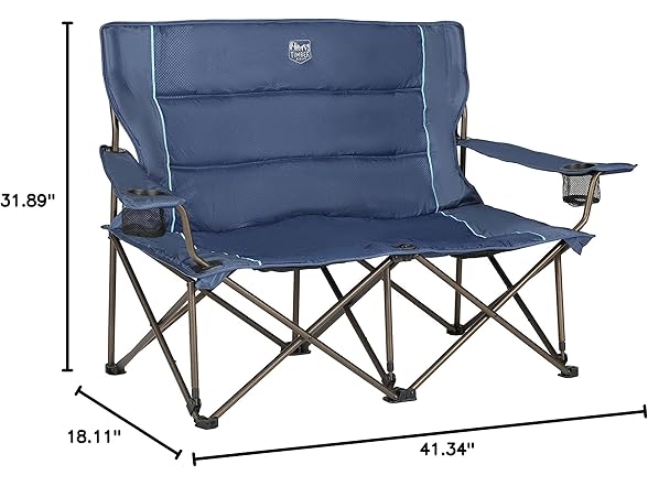 Timber Ridge 2 Person Folding Loveseat