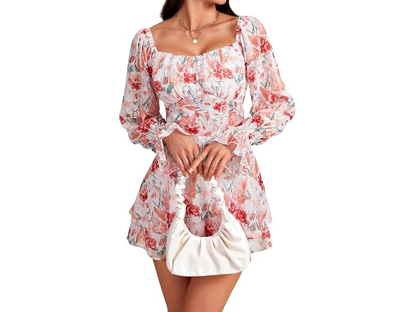 Lyaner Women (S) Off Shoulder Long Sleeve Jumpsuit