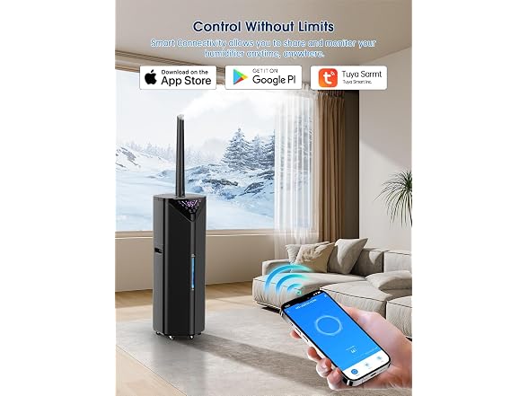 Hiswelle 5Gal 19L Large Room Humidifier