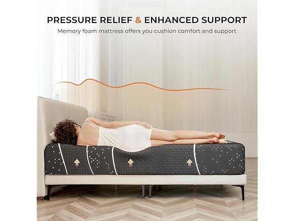 Sweetnight Full Size Mattress, 12 Inch