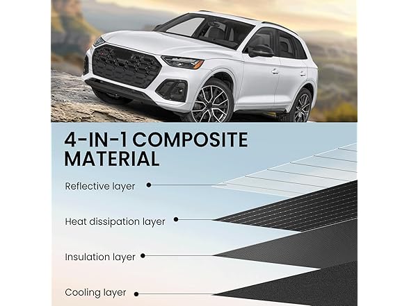Audi Q5 Windshield Sun Shade