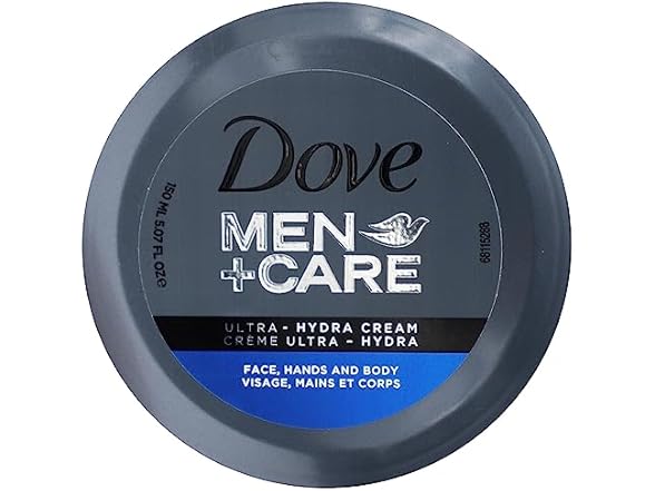 Dove Men+Care Ultra-Hydra Cream with 24 Hour Moisturization, 2.53 FL OZ