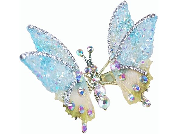 2PCS Giguer Dancing Butterfly Hair Pins