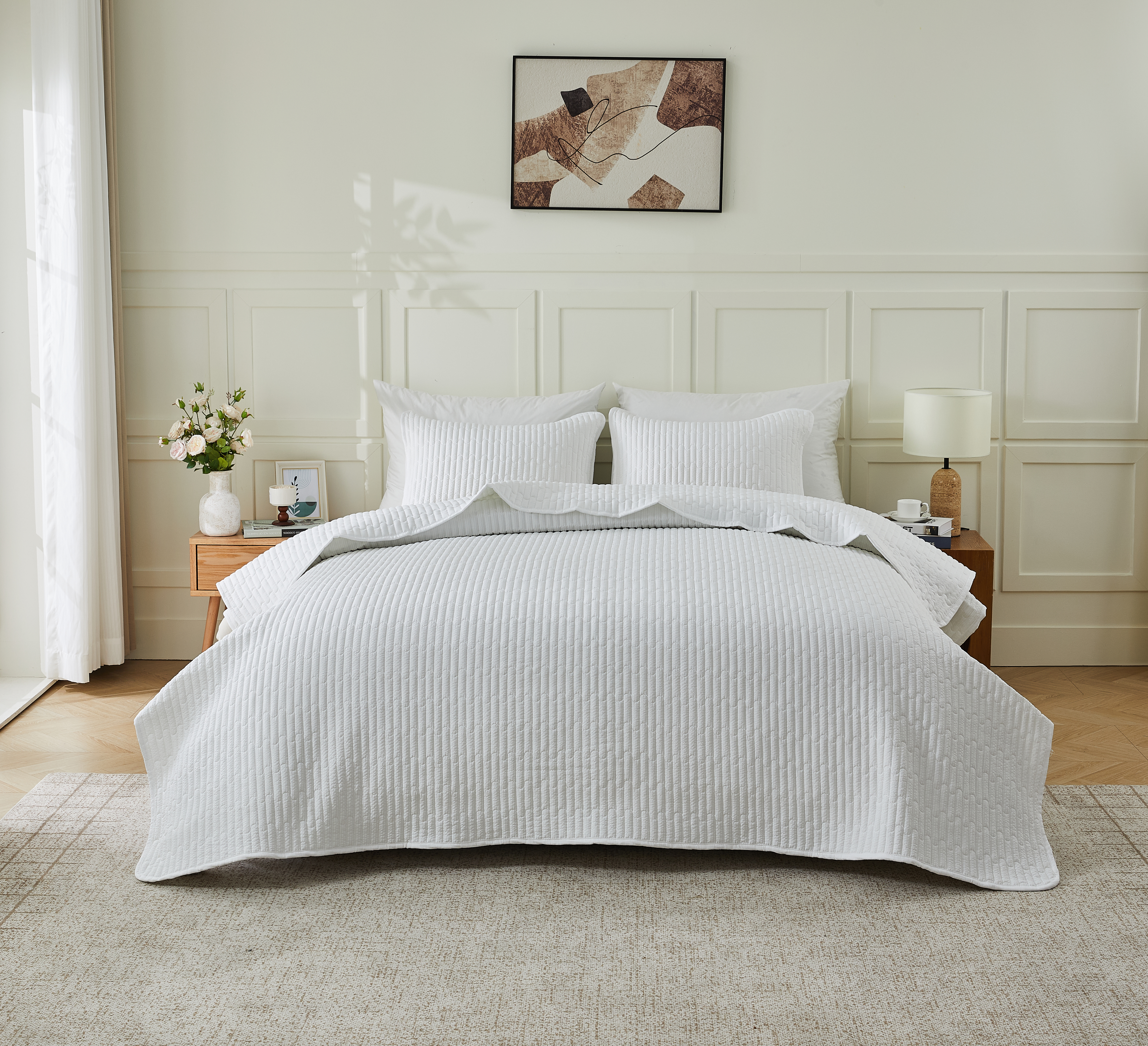 Callie 3 Piece Textured Quilt Set - Gallery 19