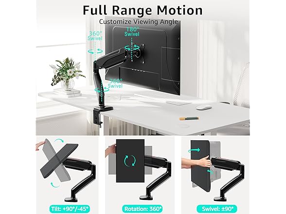 GMK914 Single Monitor Mount Stand