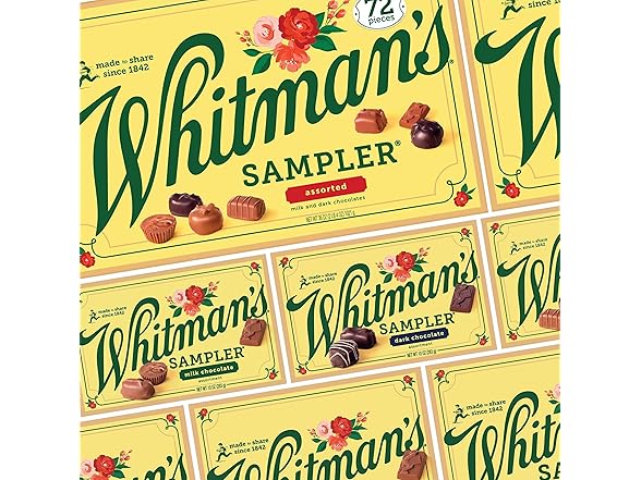 Whitmans Sampler Dark Choc Gift Box 10oz