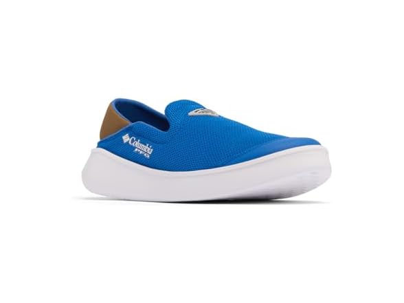 Columbia Mens Boatside Vent PFG, Vivid Blue/Delta, 7