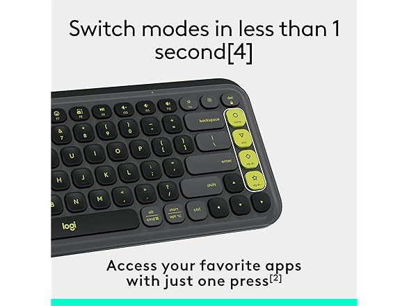 Logitech POP ICON Keys Wireless Bluetooth Keyboard