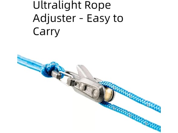 Outdoor Rope Tightener Kit with 6-Pack Roller Cinching Tool