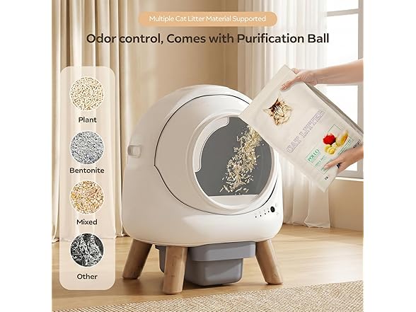 Heldenrol Auto Litter Box White
