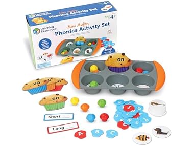 $13.59, Was $24.99, 45% Off! Learning Resources Mini Muffin Phonics Activity Set dealfomo