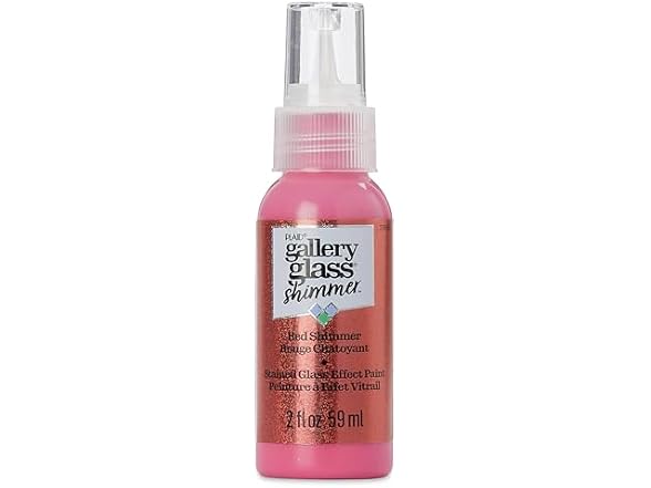 Gallery Glass Red Stained Glass 2 fl oz