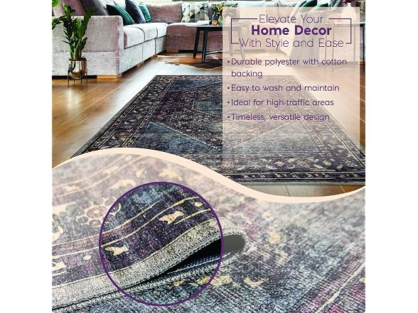 L'Baiet Irene Multicolor 5x7 Scatter Rug