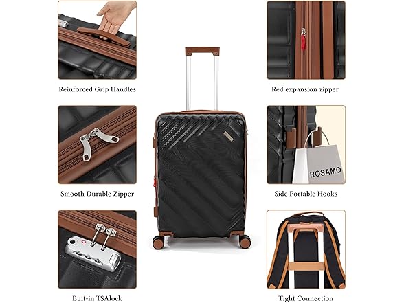 Rosamo B0FH9V4VB5 Luggage set