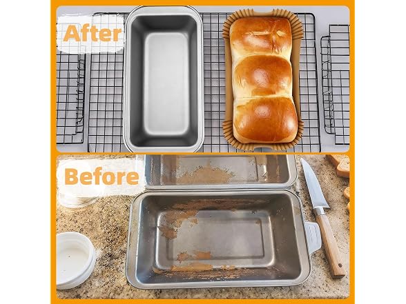 MAXTBEE Loaf Pan Liners, 200Pcs Non-Stick