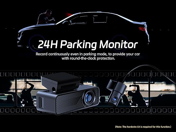 Pelsee P1 Duo 4K Dash Cam | 64GB SD