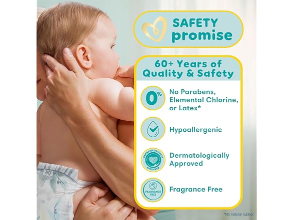 Pampers Pure Baby Diapers Size 1 82 Count