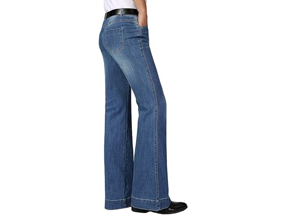 Haorun Men (30) Bell Bottom Jeans Slim Trousers