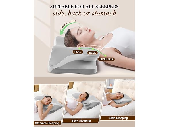Safotad Camping Pillow with Hand Rolled Bag
