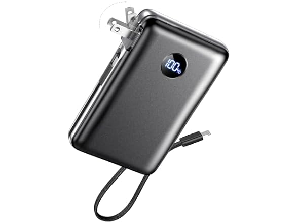 SUCROSEY Portable Charger with Plug