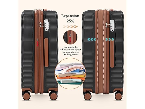 Rosamo B0FH9V4VB5 Luggage set
