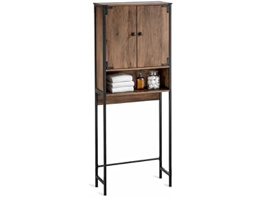 $39.99, Was $99.99, 60% Off! Landia Home CVA6112U Over the Toilet Vertical Brown dealfomo